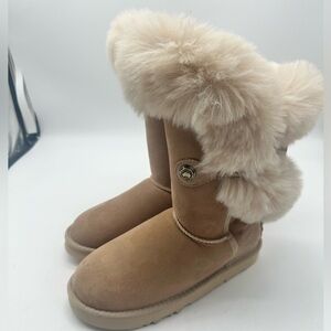 Australia Luxe Collective NWT Nordic Short Shearling Tan Boots US 8 | EU 39